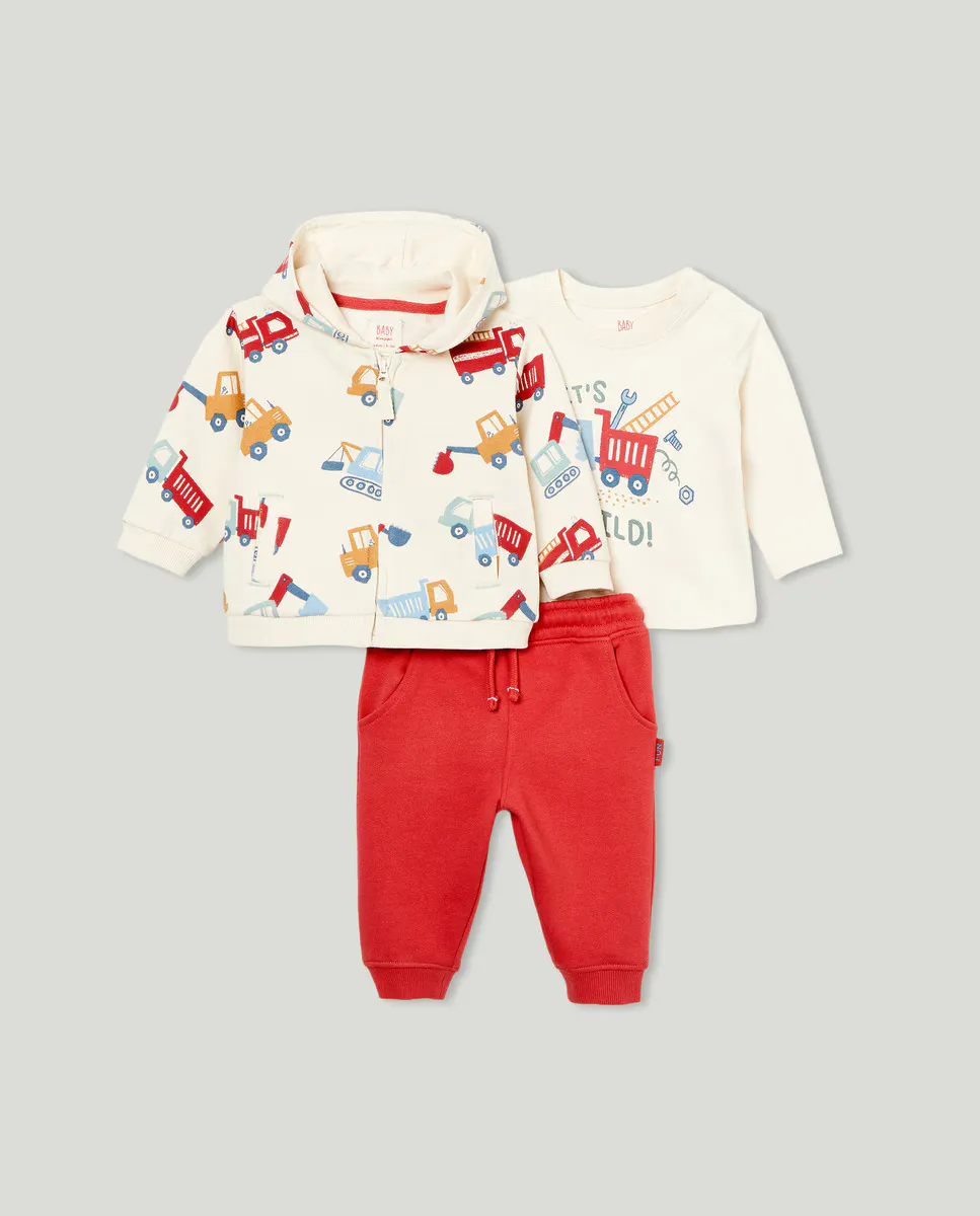 

Комплект из трех предметов для мальчика Baby El Corte Inglés, мультиколор