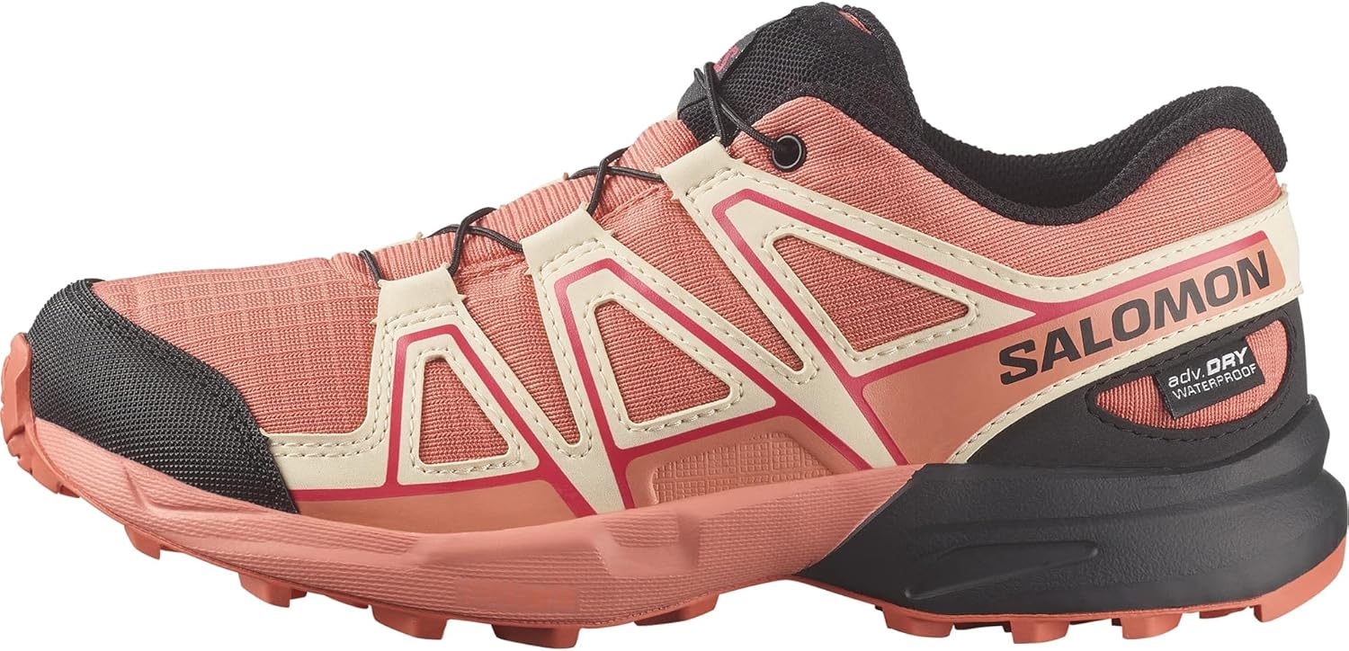 Детские водонепроницаемые кроссовки Salomon SPEEDCROSS CLIMASALOMON, Emberglow/Tender Peach/Fusion Coral — фото 2