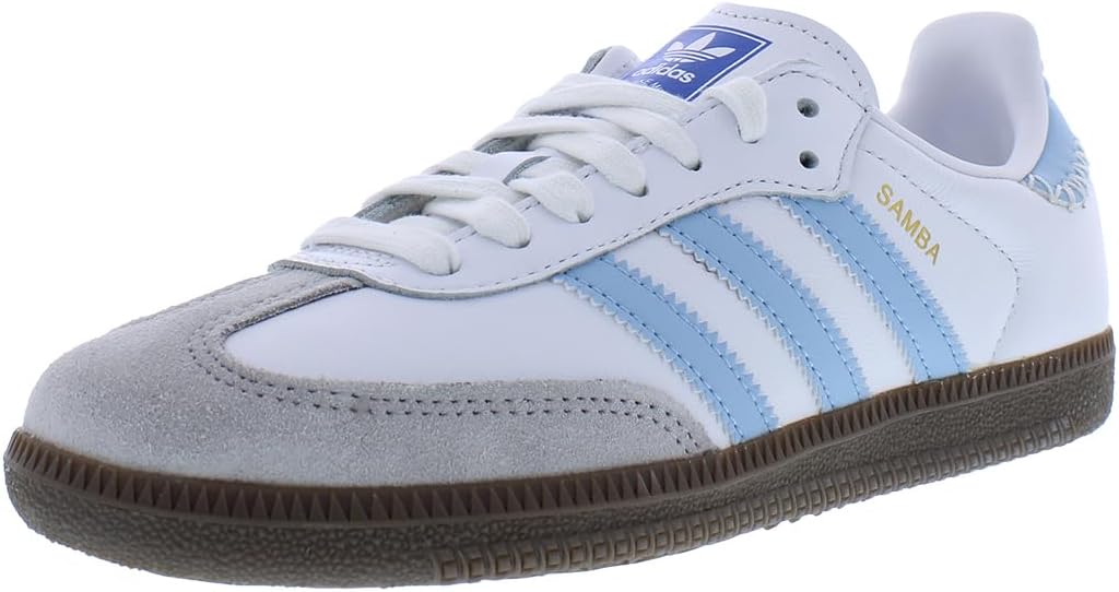 

Мужские кроссовки Adidas Samba, белый/голубой/небесно-голубой
