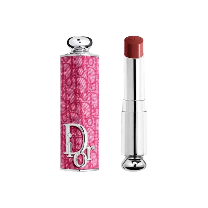 DIOR Блеск для губ Enchanting Lipstick Classic Fuchsia Print Edition, увлажняющий крем, Two-Piece Set: Classic Fuchsia Print Lipstick Case+Alluring Lipstick Refill #521 Diorelita — фото 2
