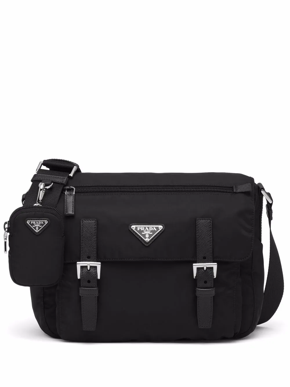

Сумка на плечо Re-Nylon с логотипом Prada, черный
