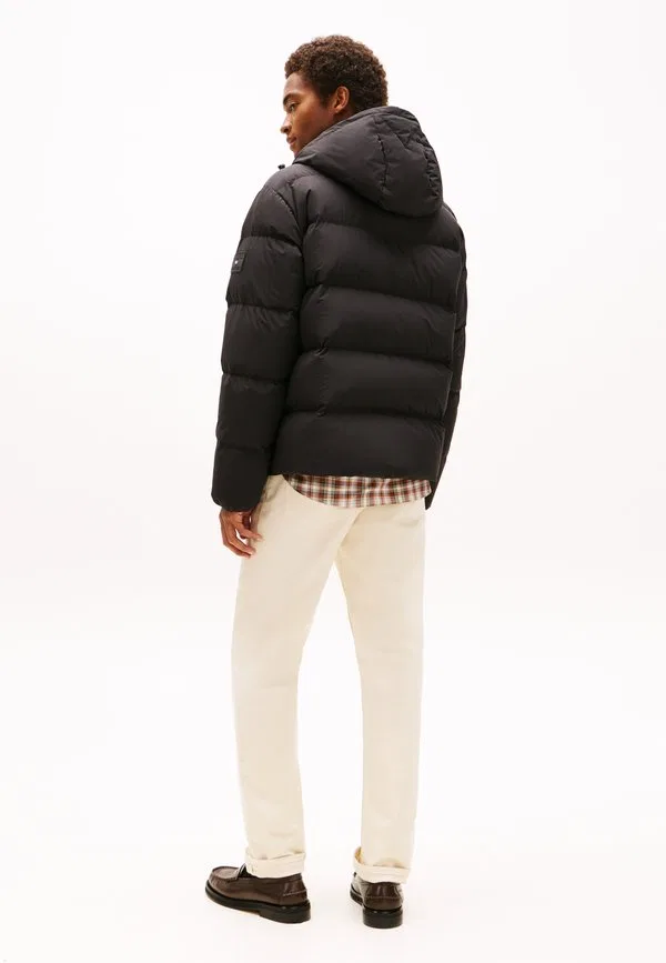 Пуховая куртка с капюшоном Tommy Hilfiger, Black — фото 3
