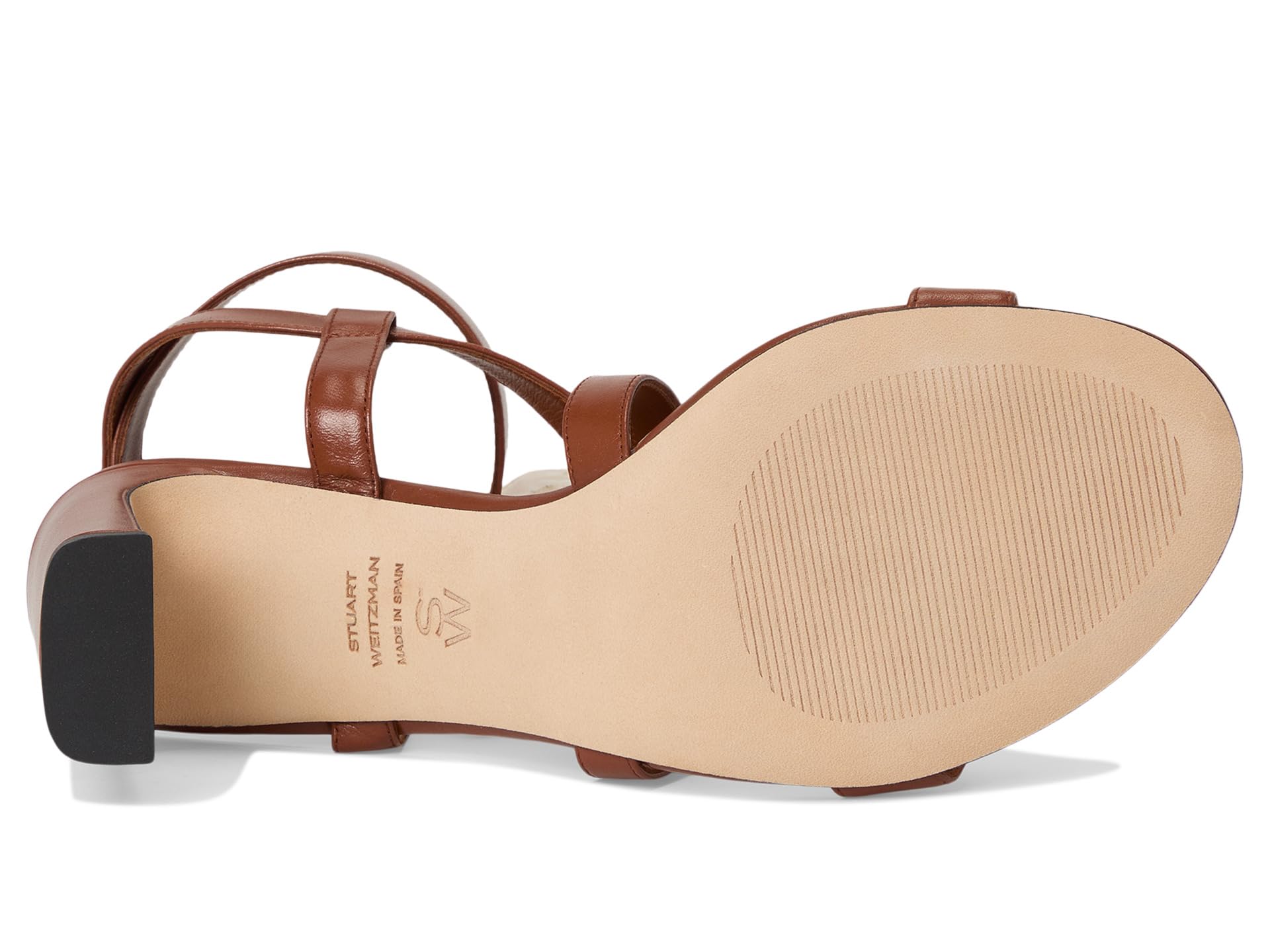 Туфли Stuart Weitzman Maven Block 85, Luxe Saddle — фото 3