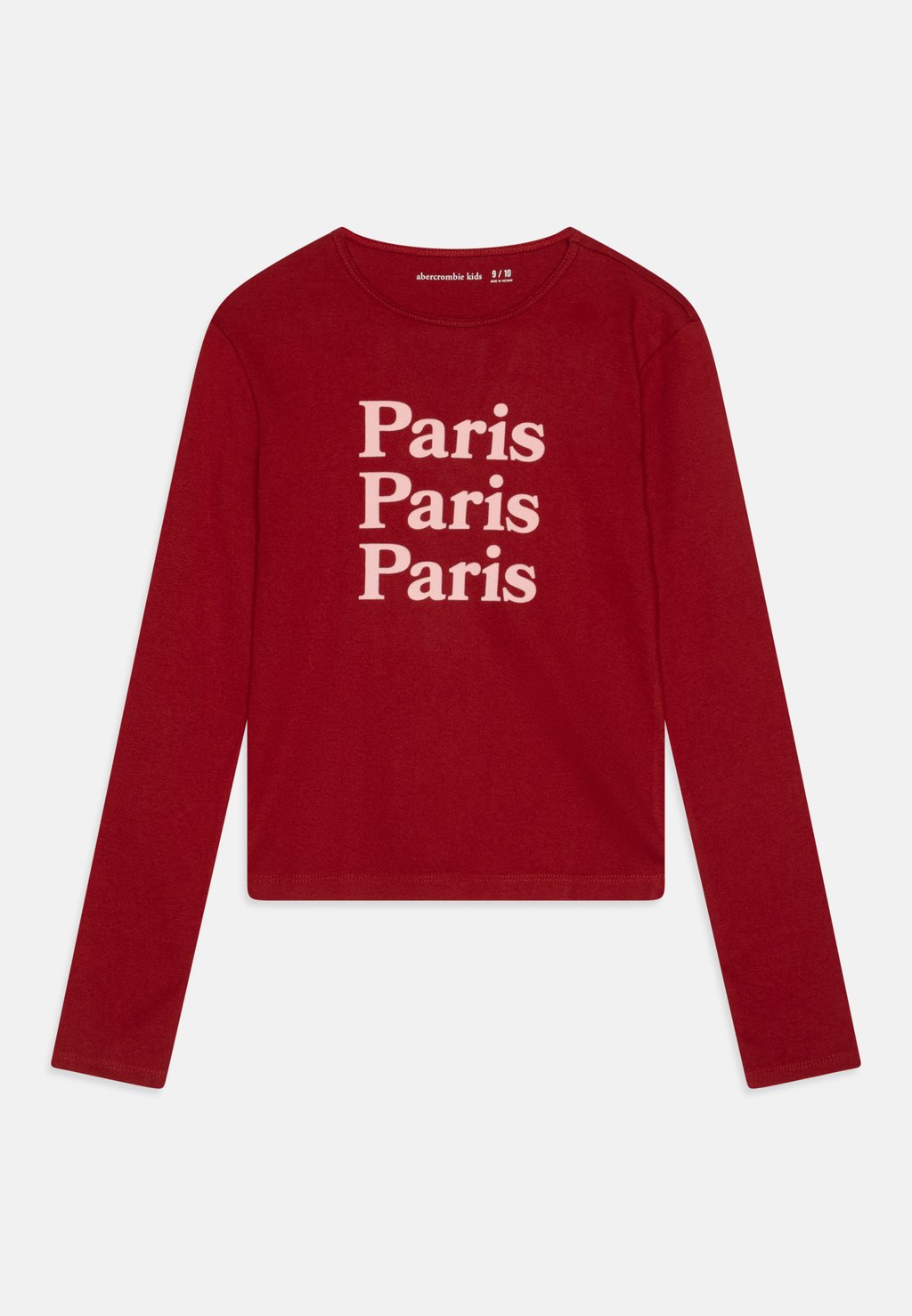 

Футболка с длинным рукавом SLIM GRAPHIC Abercrombie & Fitch, фуксия