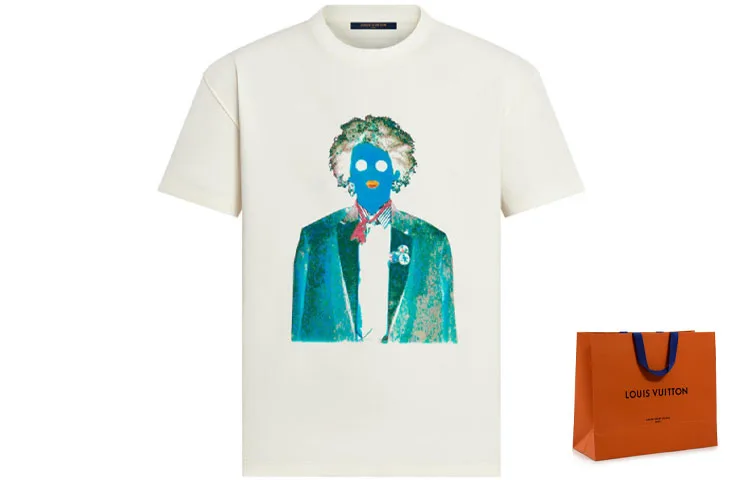 Футболка рабочего неон LOUIS VUITTON, Shopping Bag Included