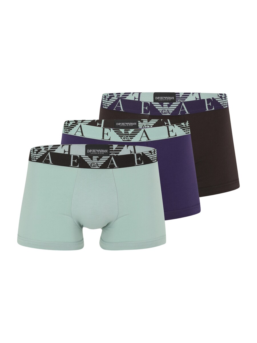 

Боксеры Emporio Armani, цвет Mint/Aubergine/Black