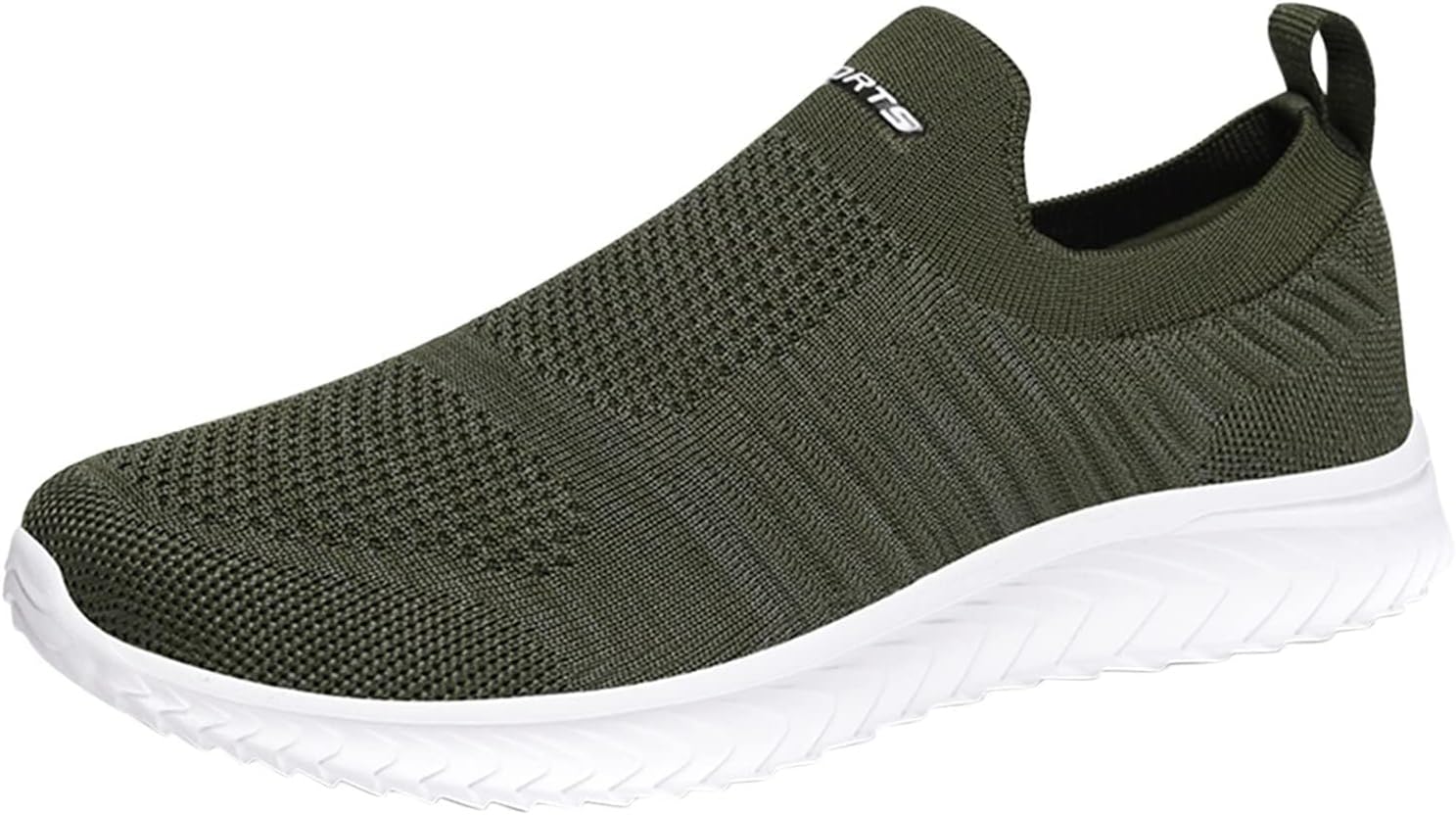 

Мужские кроссовки BORAMAX с легкой посадкой, дышащие, удобные, модные, противоскользящие, зеленый