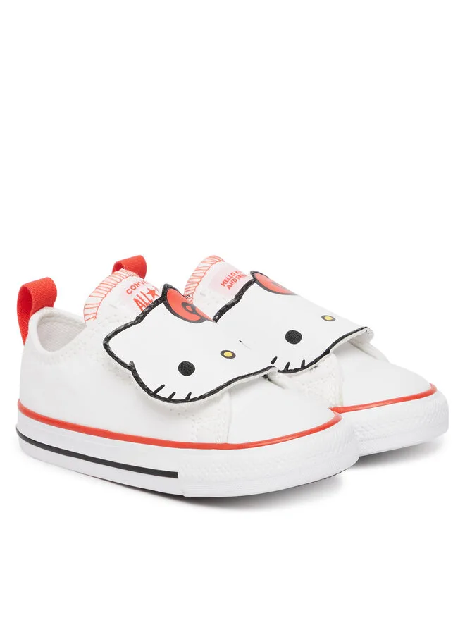 Converse Кроссовки Chuck Taylor All Star 2V A17704C из белой ткани — фото 2
