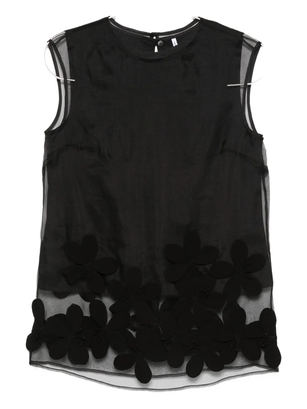

Топ с цветочным принтом Liviana Conti, черный