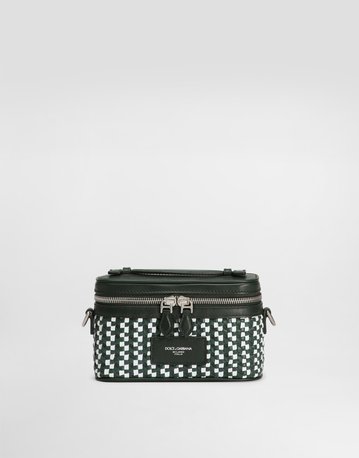 

Мини-сумка через плечо atene из плетеной кожи Dolce & Gabbana, мультиколор