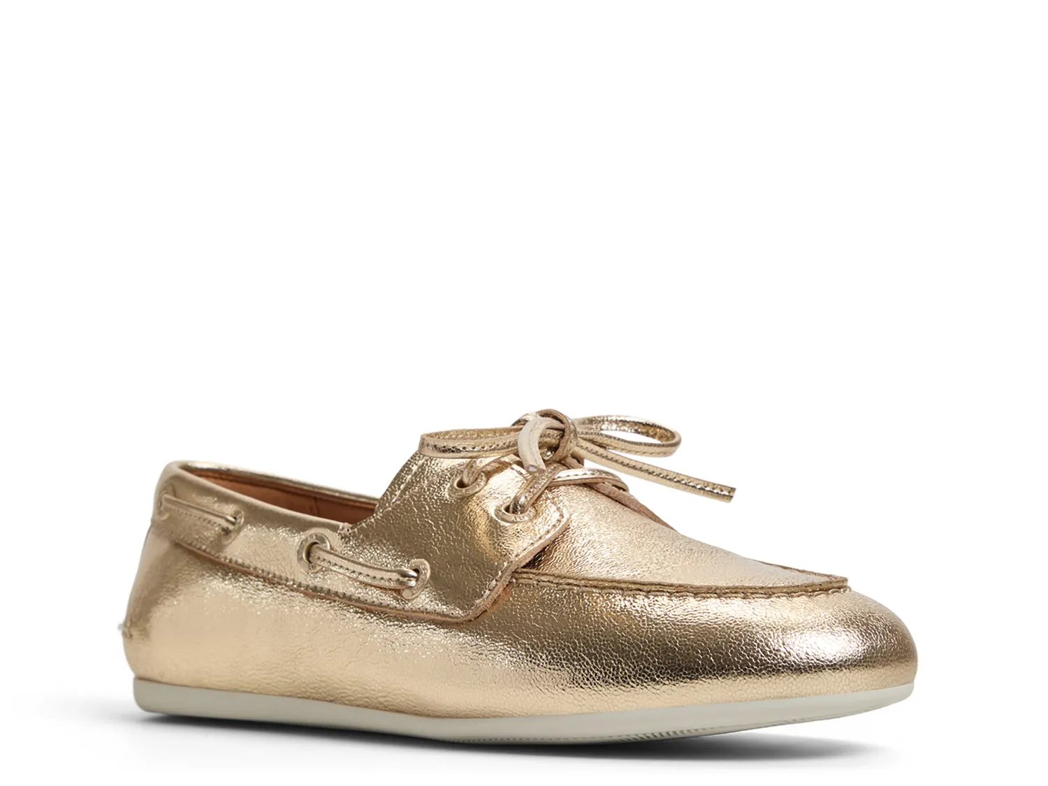 Туфли-лодочки Sperry Slim Boat Shoe, золотой металлик