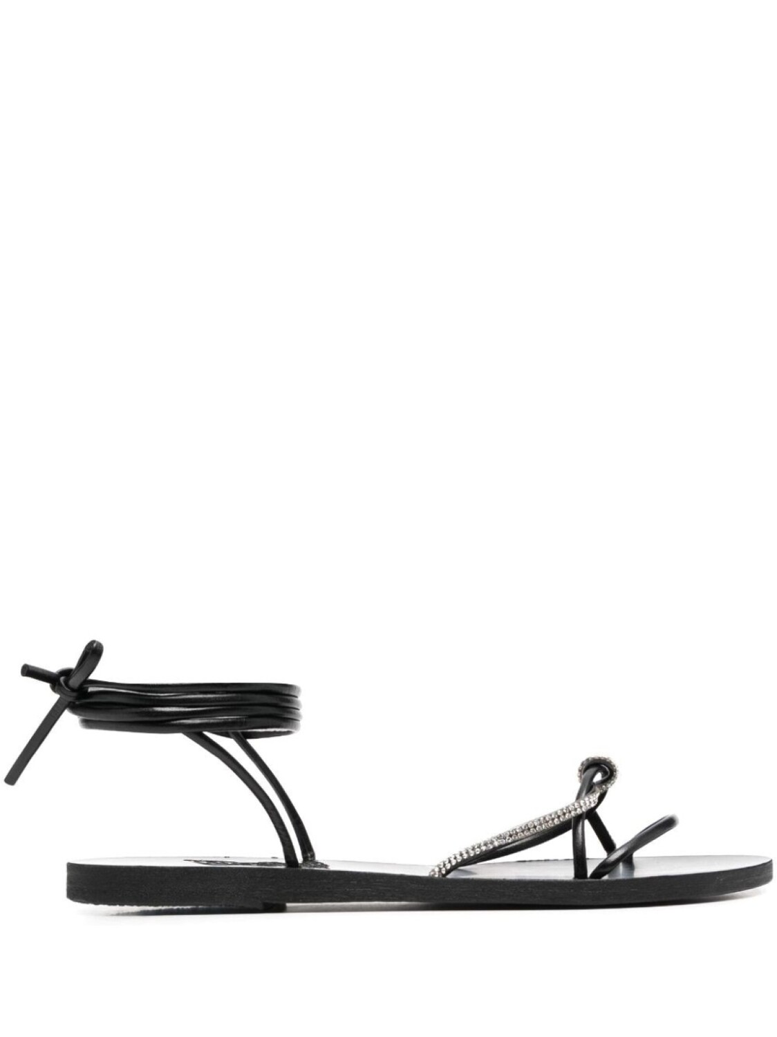 

Ancient Greek Sandals сандалии Treli с кристаллами, черный