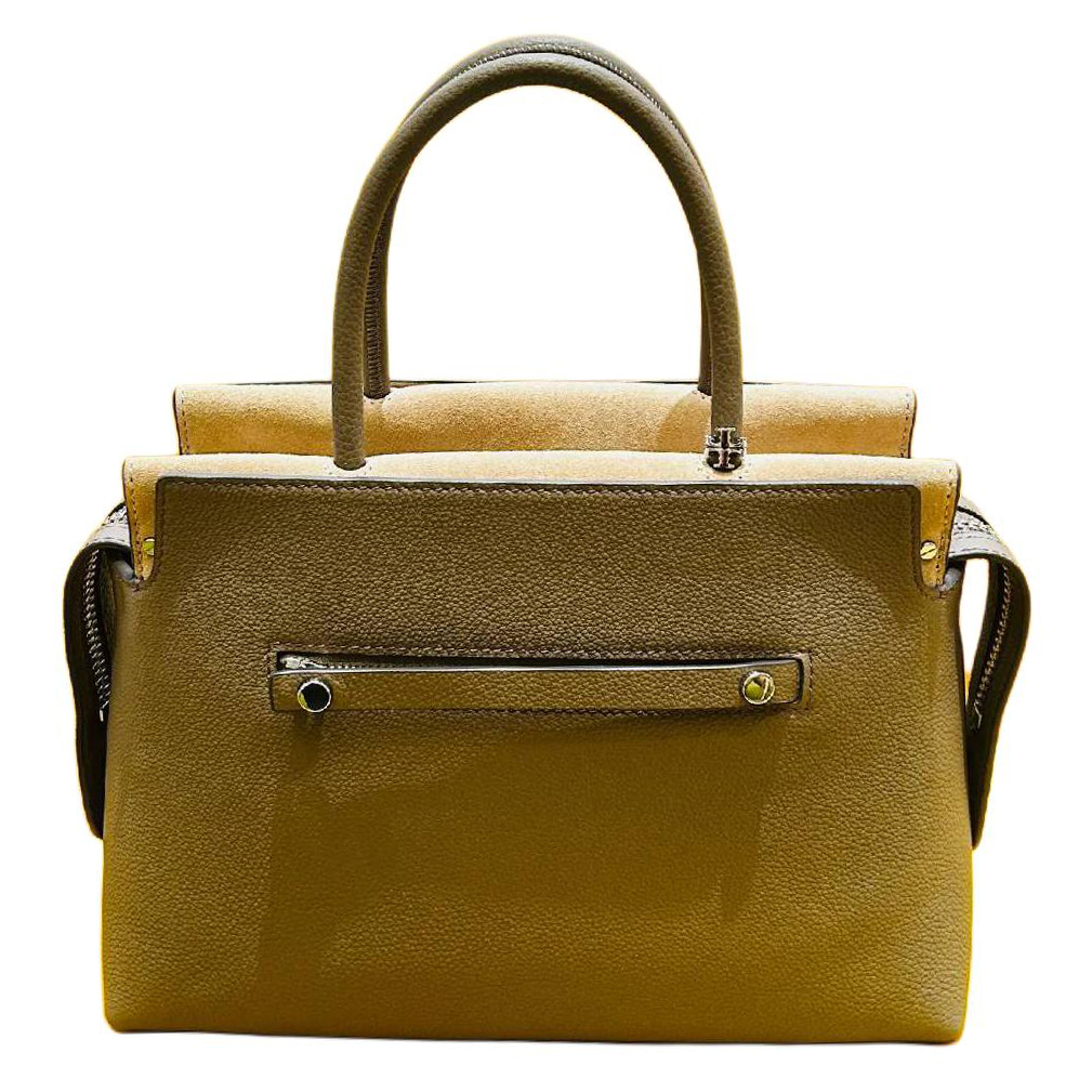 

Tory Burch Сумка-мессенджер MERCER из кожи, большая, женская, темно-зеленая
