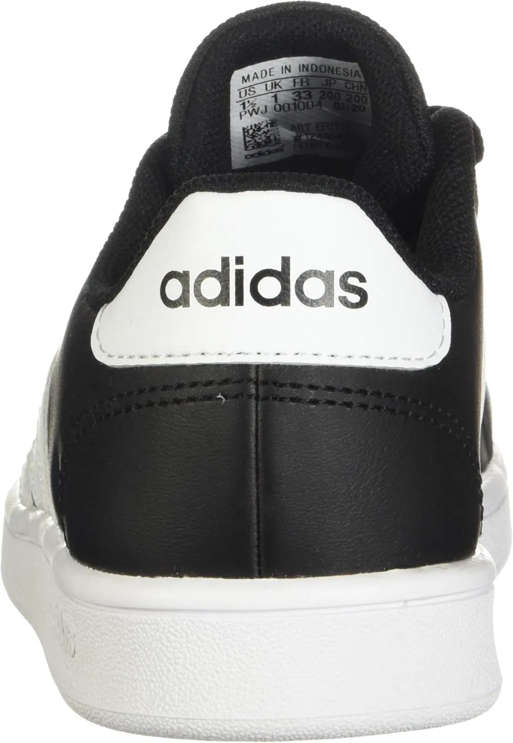 Кроссовки для мальчиков adidas, цвет Black/White/White (Wide) — фото 3