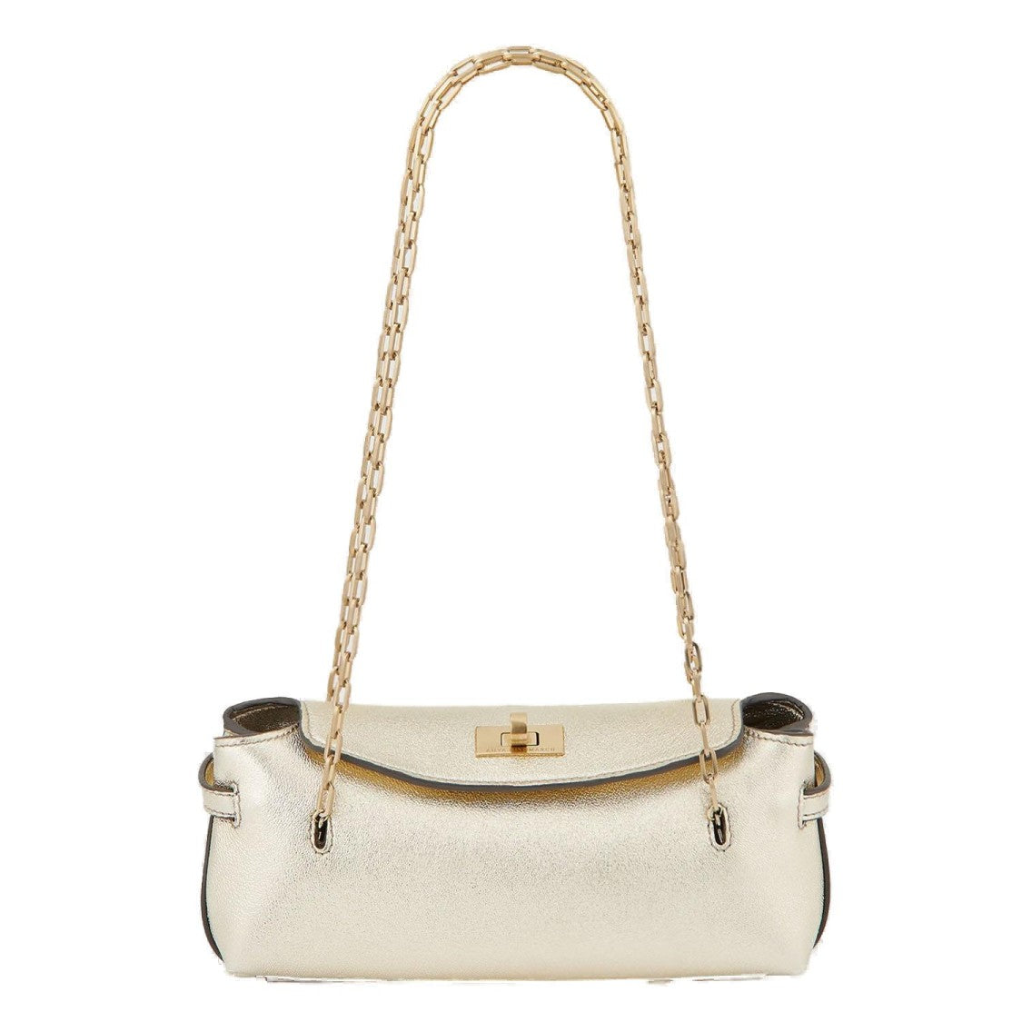 

Мини вечерняя сумка Waverley из металлизированной кожи наппа Anya Hindmarch