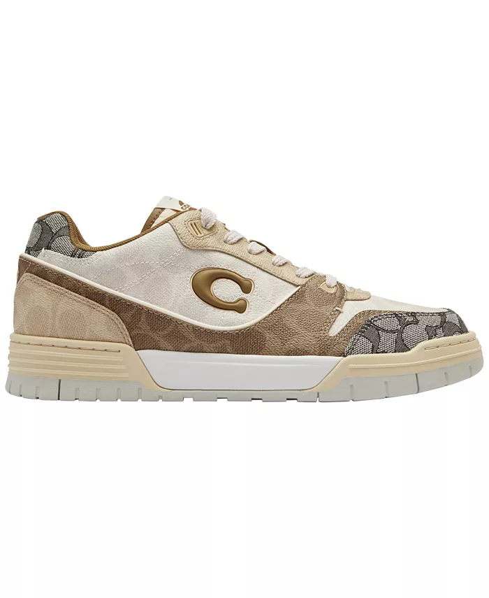 Мужские кроссовки Mixed Signature Soho с круглым носком Coach, мультиколор — фото 2