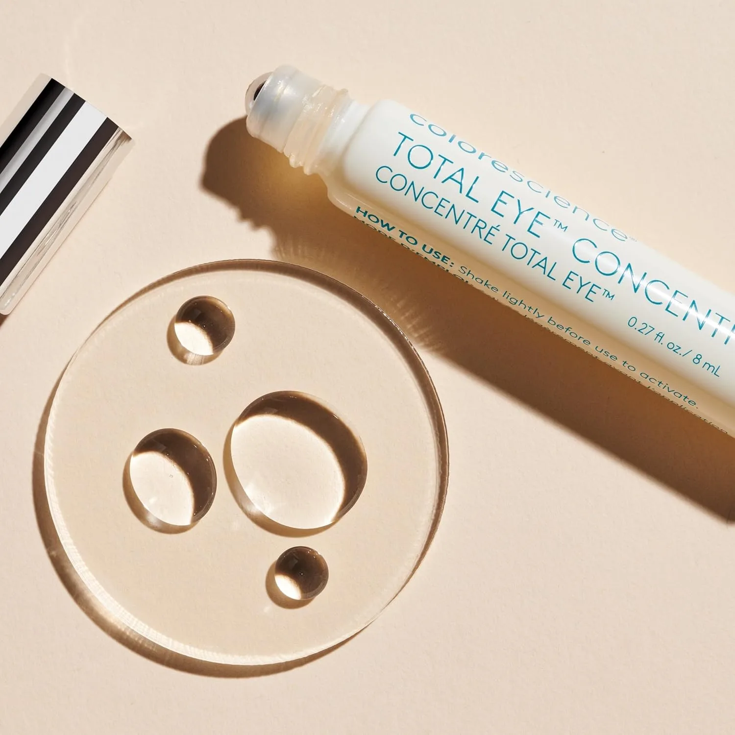 Сыворотка для глаз Colorescience Total Eye Concentrate Serum, 0,27 жидких унций, для борьбы с темными кругами, отечностью, мелкими морщинами и обезвоживанием. — фото 2
