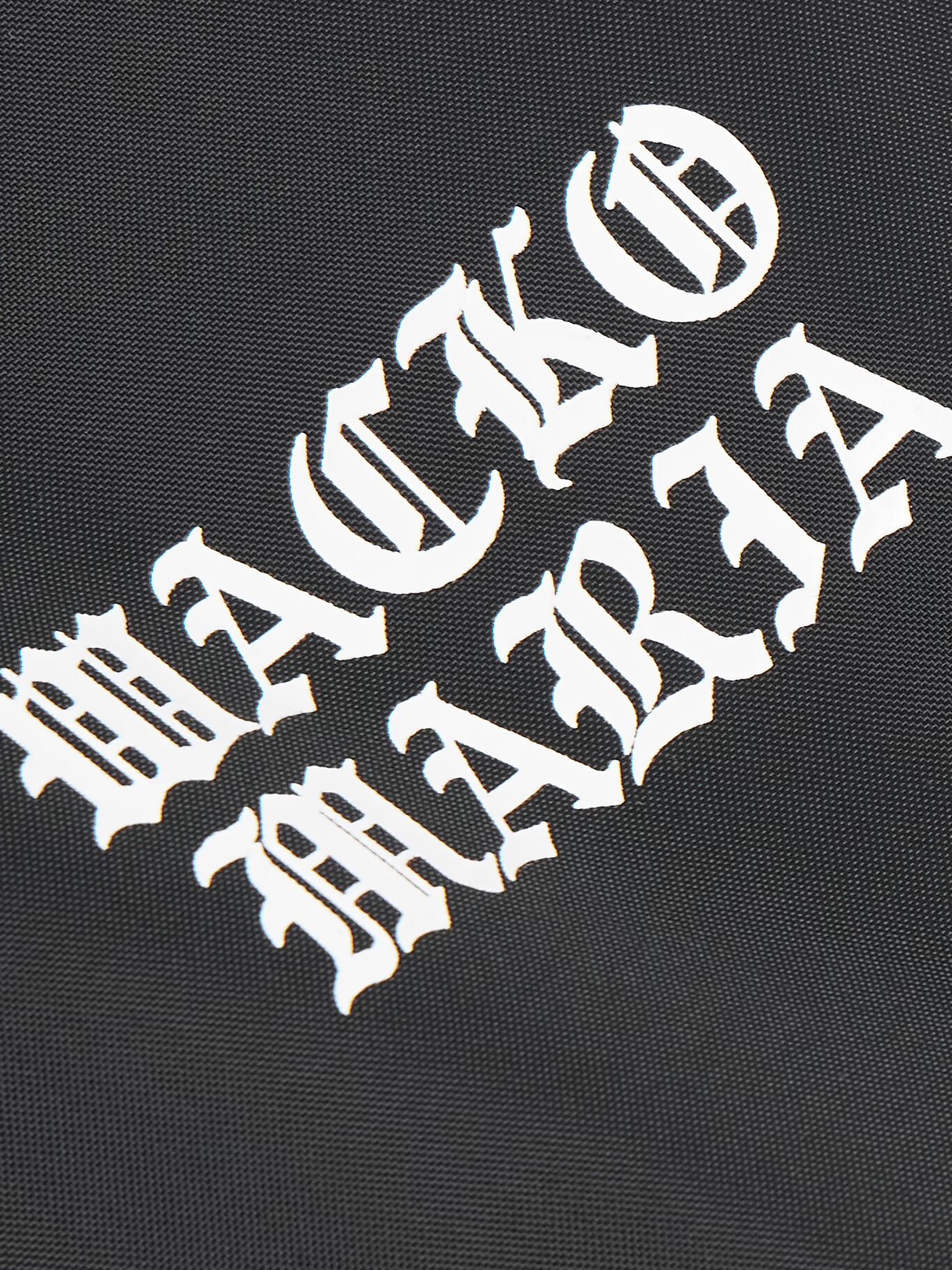 

Куртка тренера из нейлона с логотипом WACKO MARIA, черный