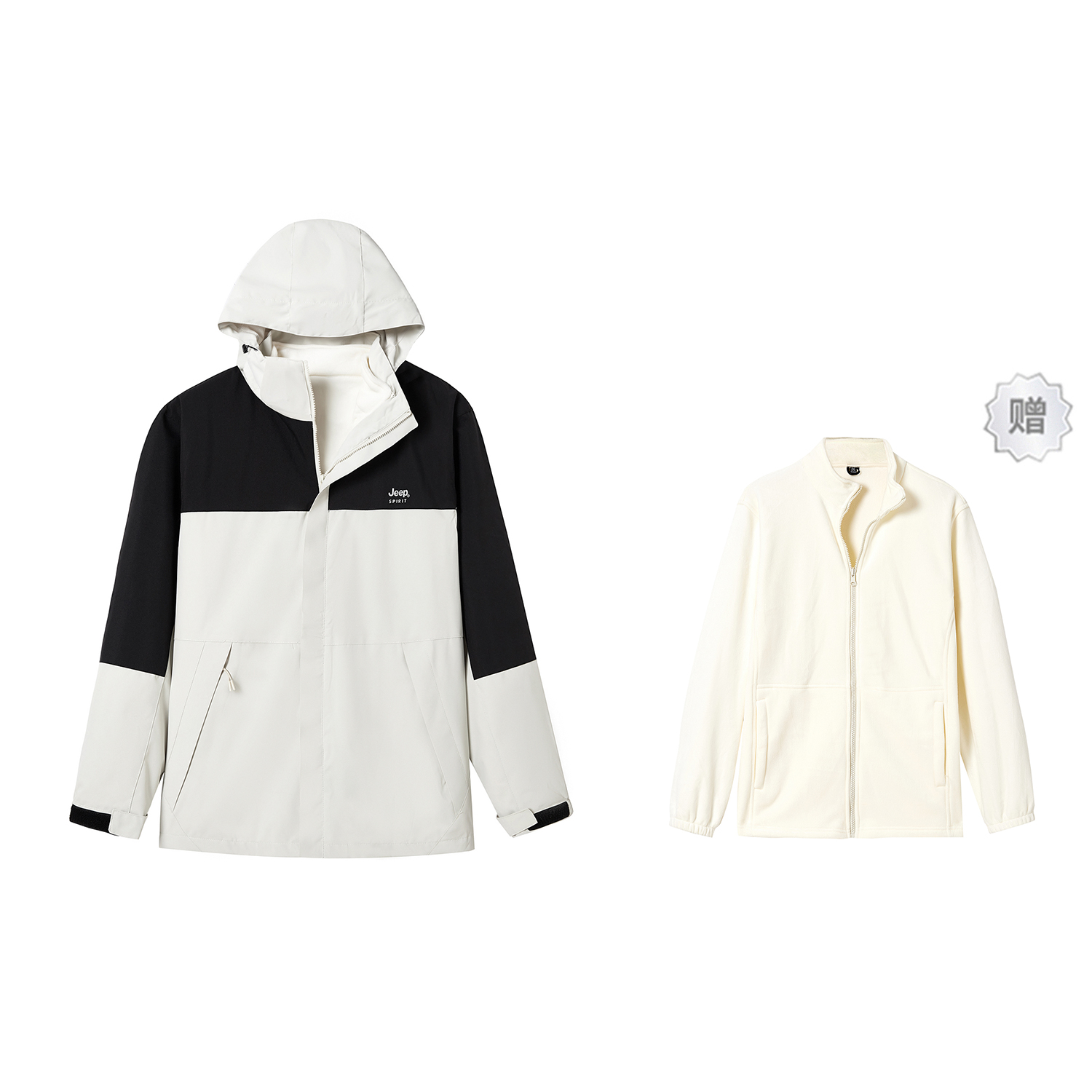 

JEEP SPIRIT Зимняя куртка Unisex, Beige Black