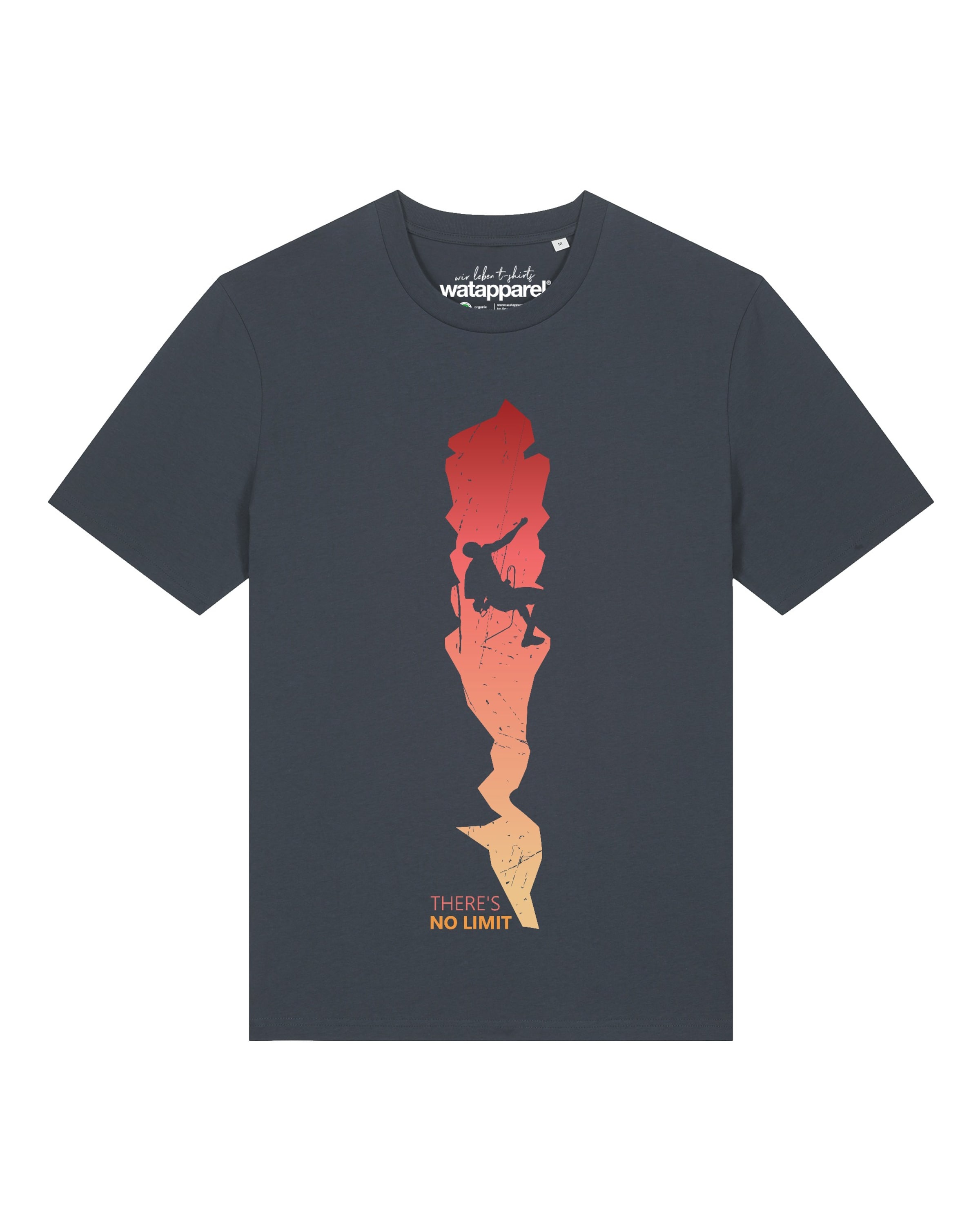 

Watapparel Футболка 'There's no limit' в цвете Anthracite