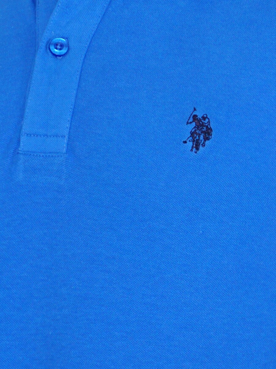 Рубашка поло U.S. POLO ASSN. Shirt, цвет navy/royal blue — фото 3