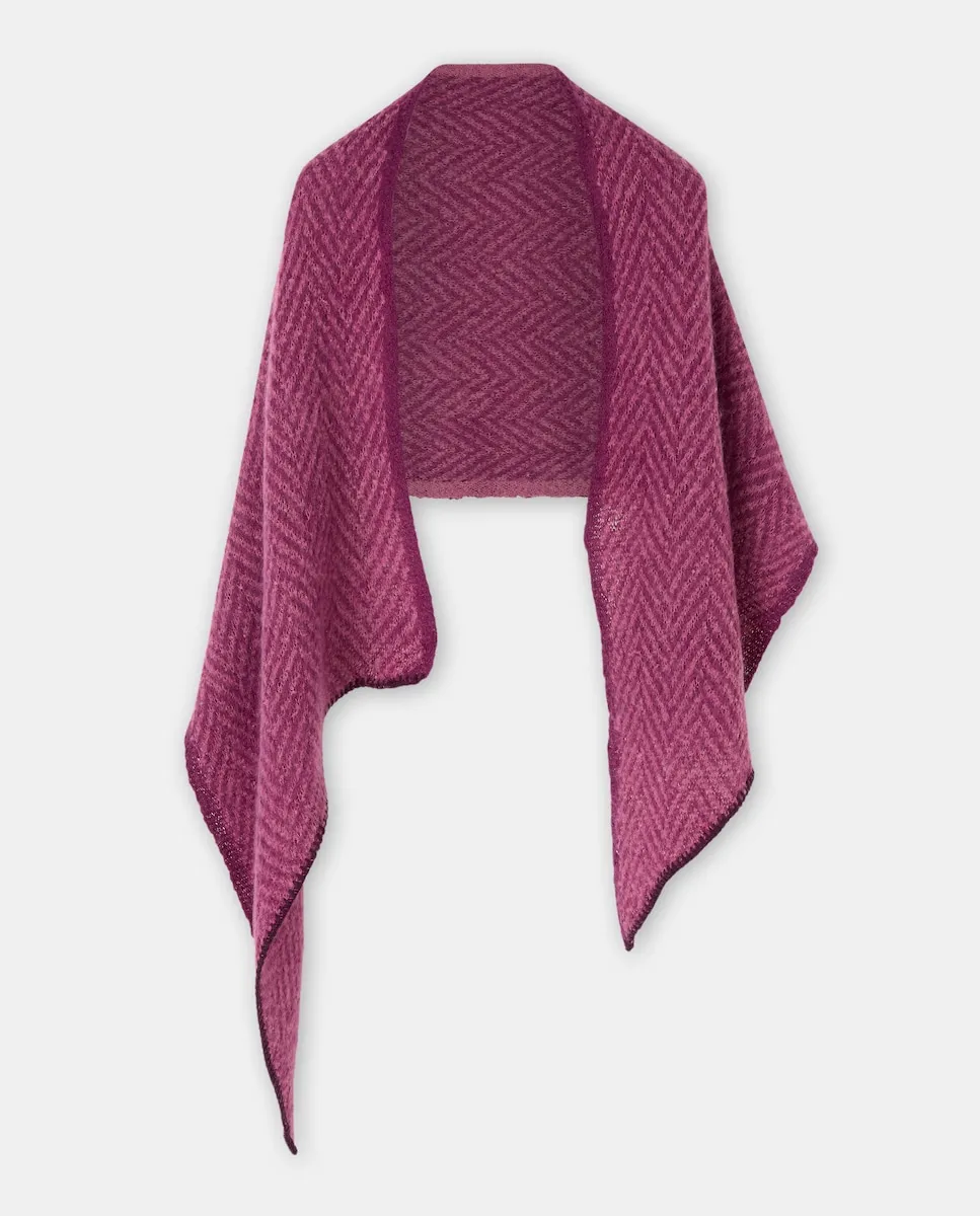 

Шарф с вышивкой Green Coast, розовый