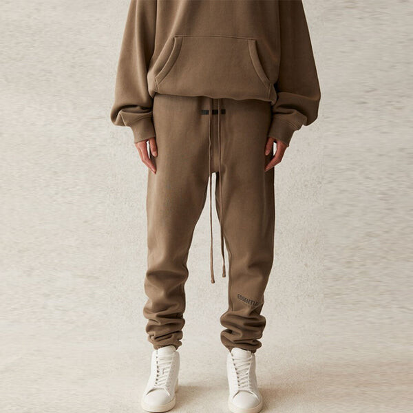 Спортивные штаны Fear of God Essentials SS21 Sweatpant Taupe, коричневый — фото 3