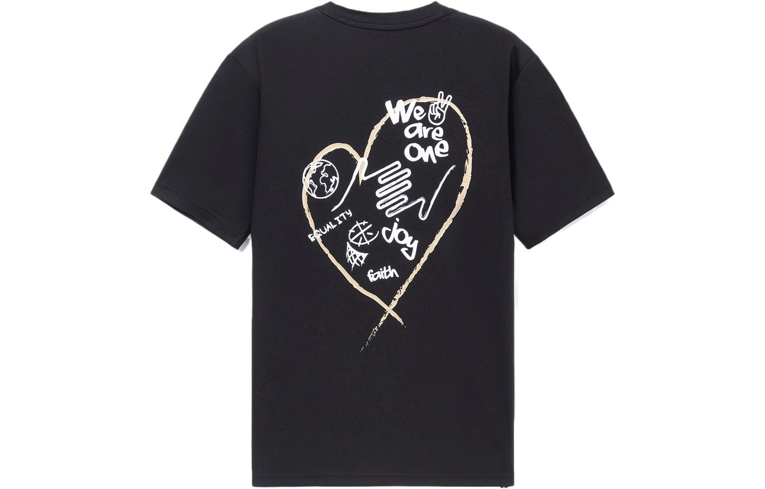 

Футболка Wade Collection мужская черная Lining, черный