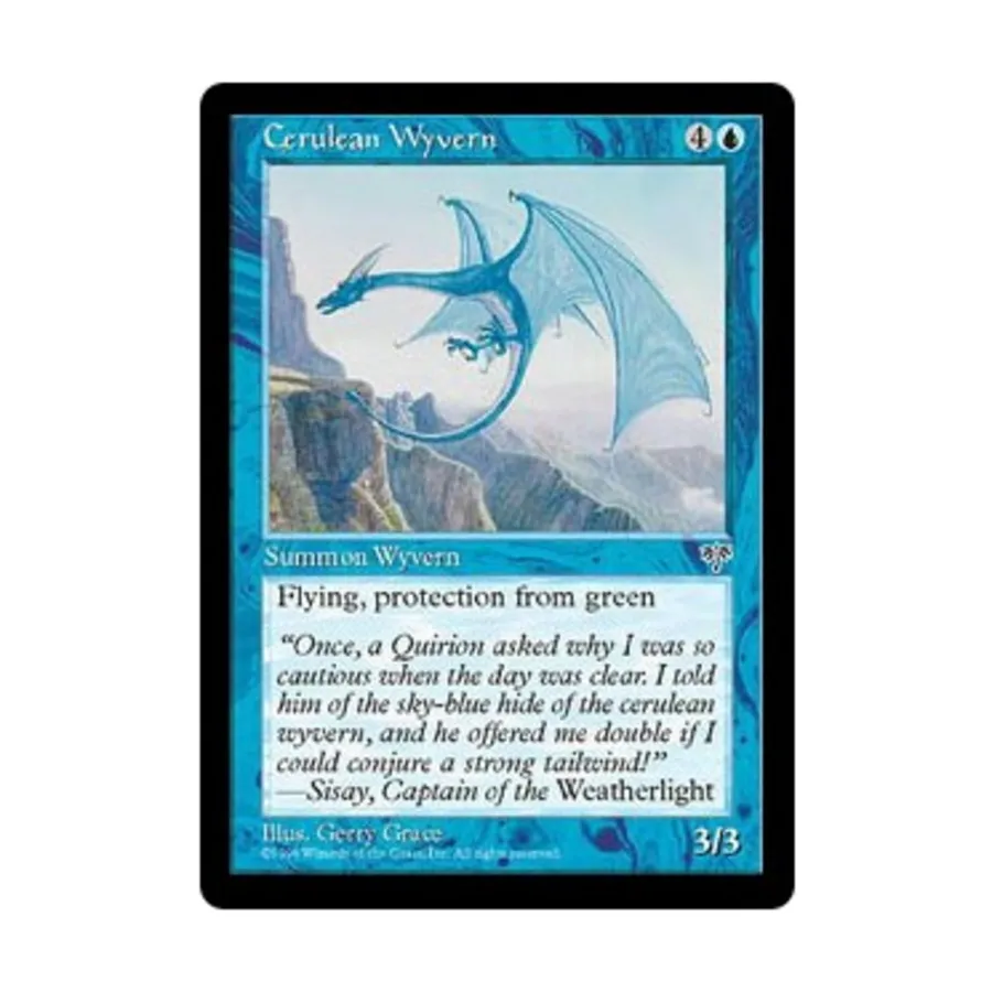 

CCG Лазурная виверна (U), MTG - Mirage
