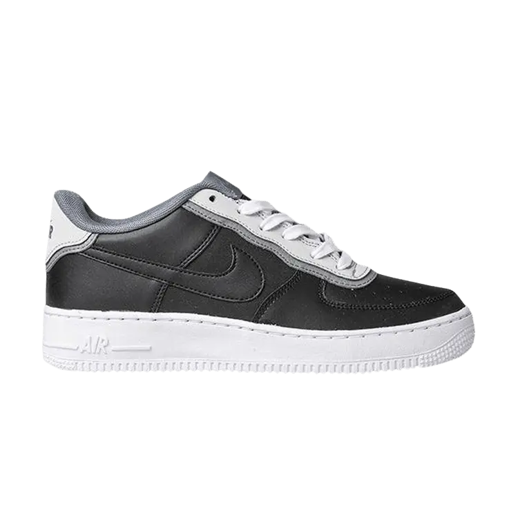 

Кроссовки Nike Air Force 1 Low GS 'Double Layer - Black Platinum', черный