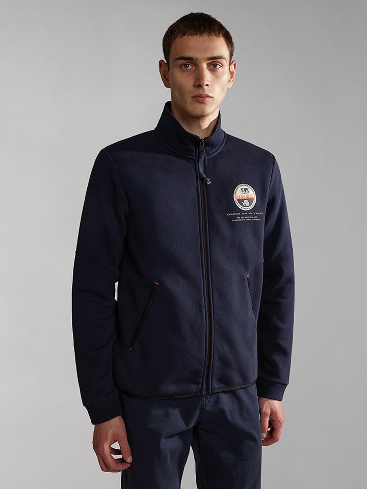 

Флисовая куртка Napapijri Sweatjacke Argus, темно-синий