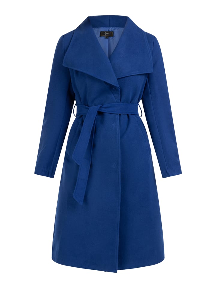 

Женское пальто королевского синего цвета faina