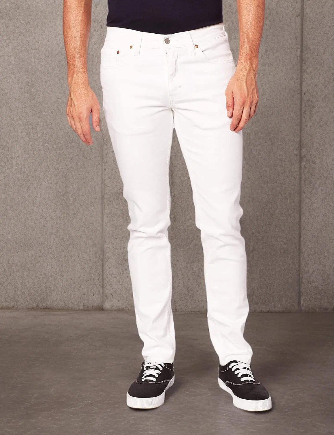 Джинсы Slim Fit Levi's, белый — фото 3