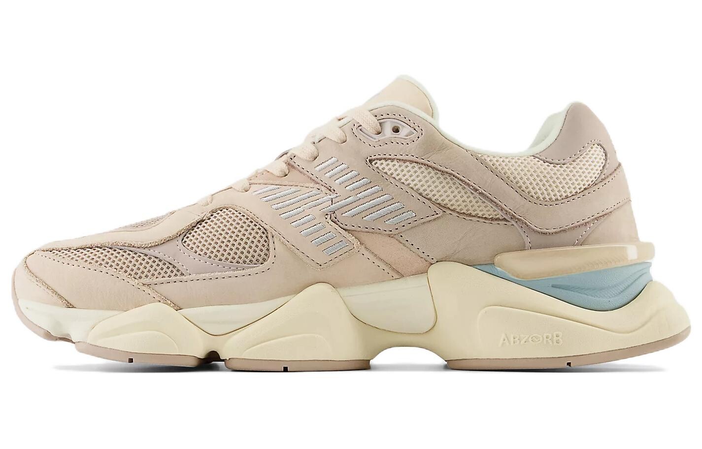 New Balance 9060 Слоновая кость Кремовый Розовый Песок
