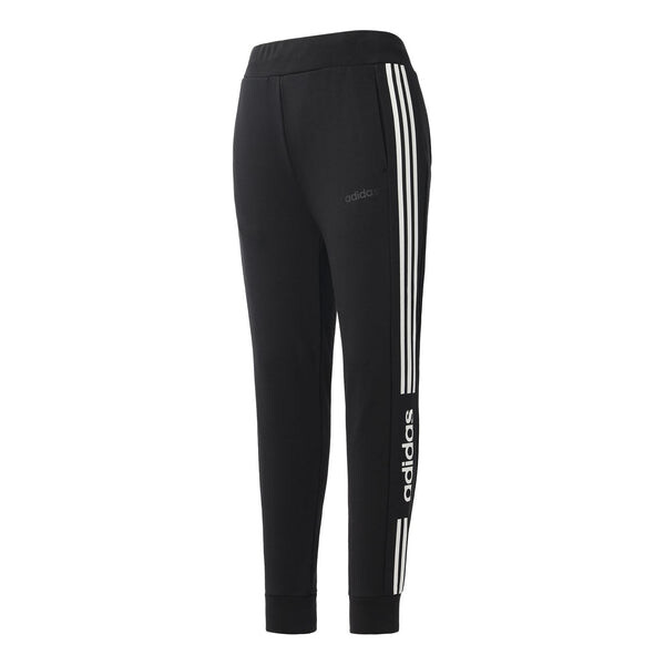 

Спортивные штаны adidas neo Side logo Printing Slim Fit Casual Sports Long Pants Black, черный