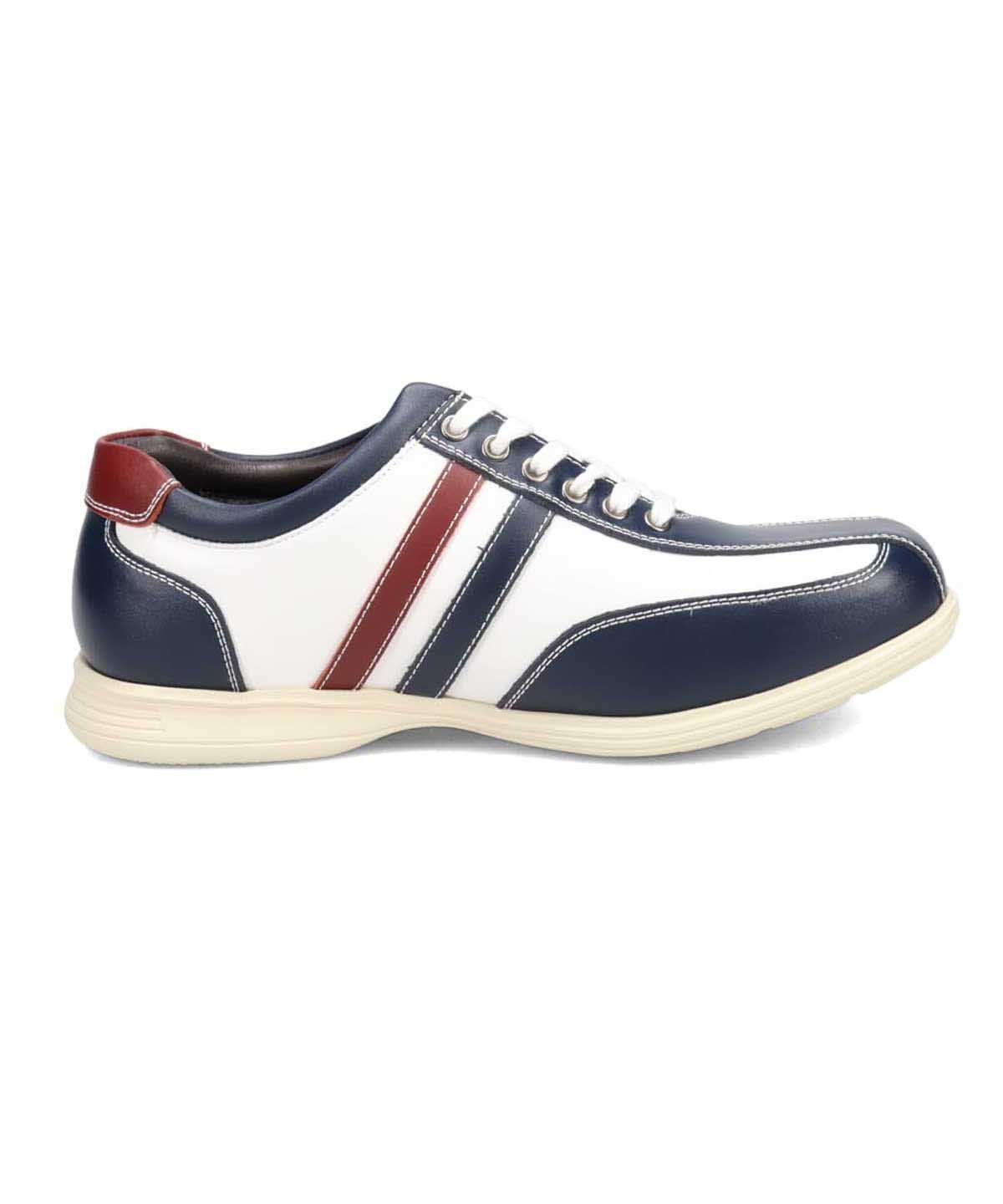 Мягкие и легкие повседневные туфли на шнуровке Via Cammino, White/Navy — фото 4