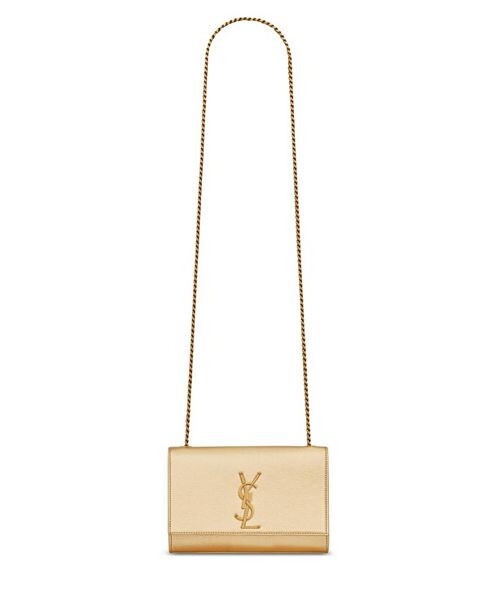 

Маленькая кожаная сумка через плечо Kate Saint Laurent, цвет Gold