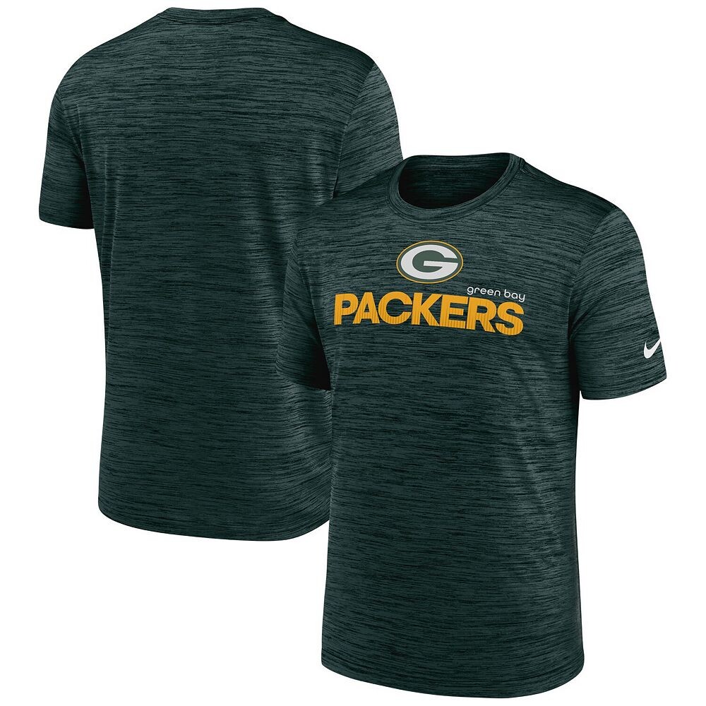 

Мужская футболка Nike Green Green Bay Packers Blitz Velocity Modern Performance, цвет Pkr Green