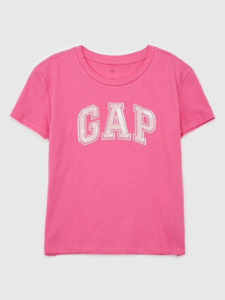 

Детская футболка с логотипом Gap, розовый
