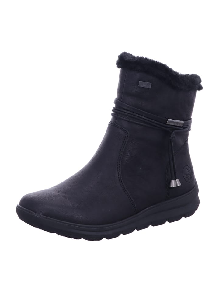 Сапоги rieker Damen Winterschuhe warm, черный