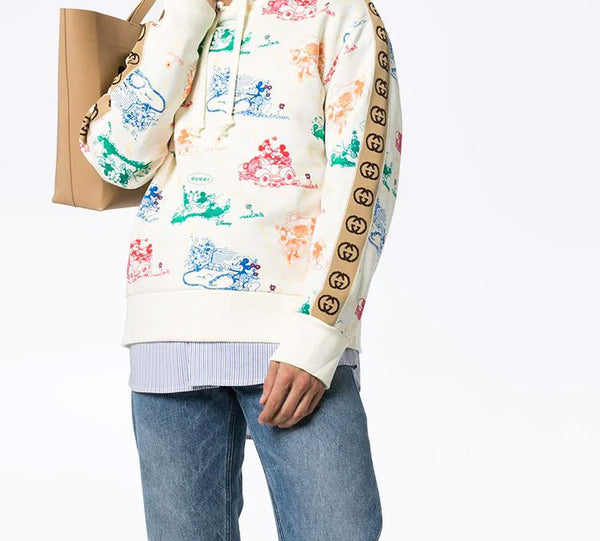 Толстовка Disney Mickey Mouse Printed for Men White, белый — фото 4