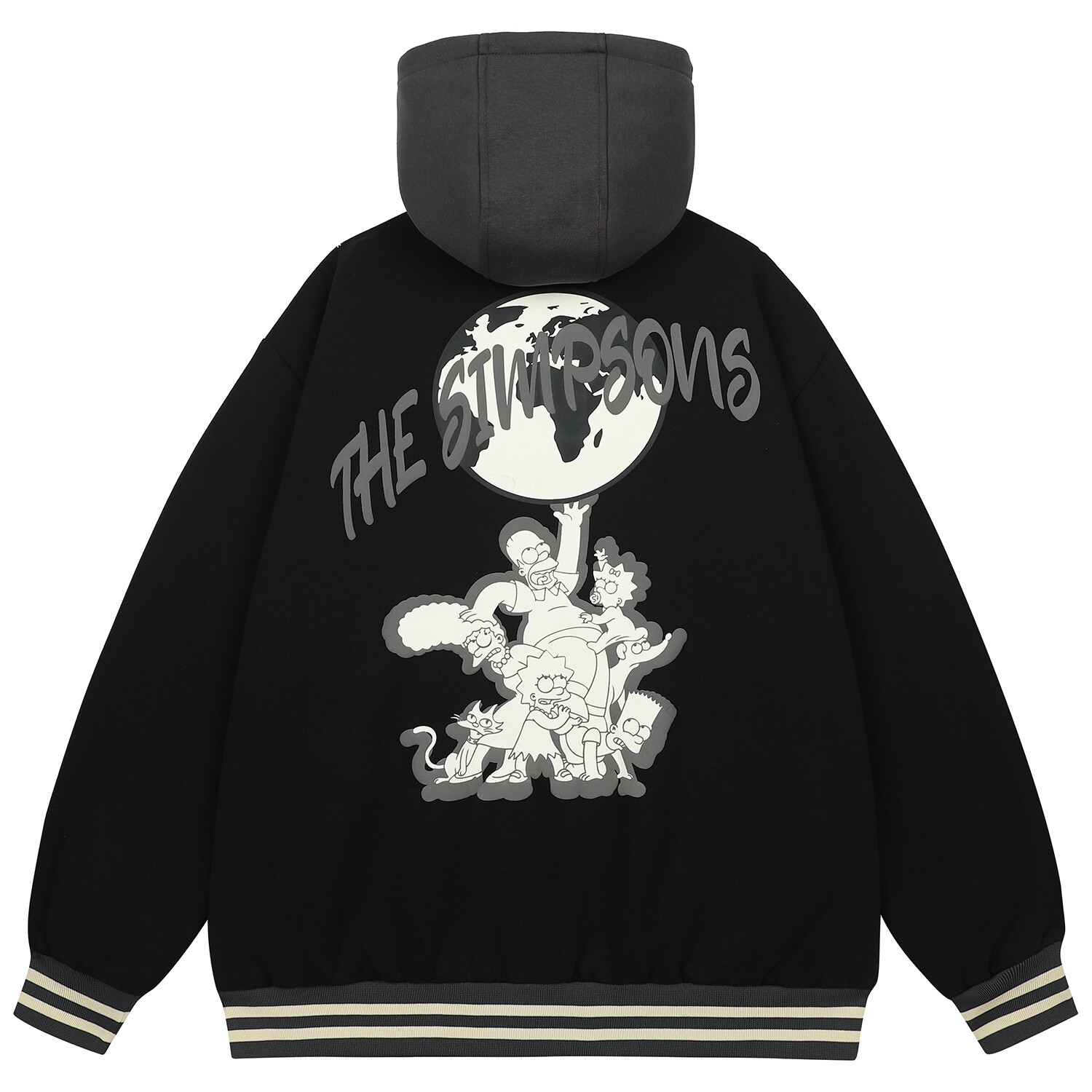 

The Simpsons Куртка унисекс «Симпсоны», Темно-зеленый (подарок за случайные короткие рукава бренда)