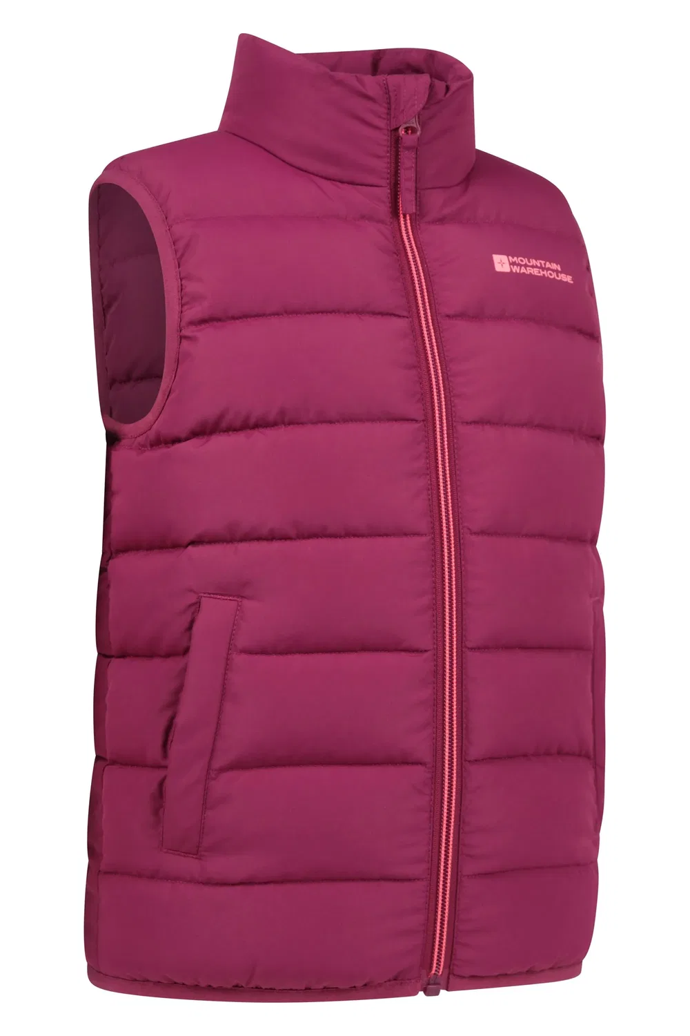 Детская жилетка Mountain Warehouse Rocko Padded Gilet, бордовый — фото 4
