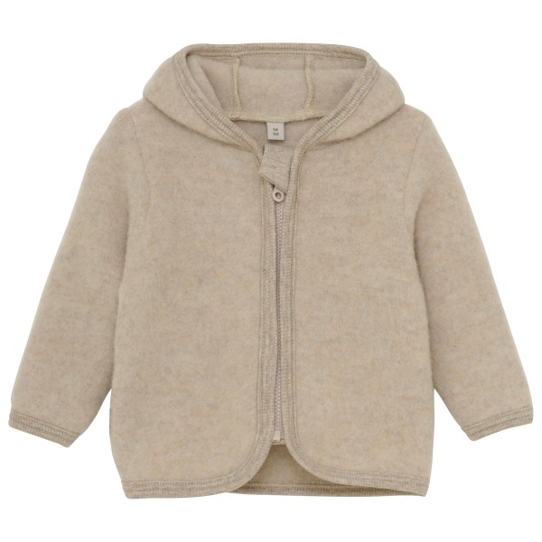 

Детская куртка из шерсти и флиса - куртка из мериноса Huttelihut, Camel Melange