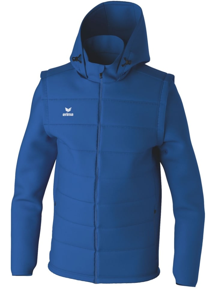 

Спортивная куртка Team Jacke Mit Abnehmbaren Ärmeln erima, синий