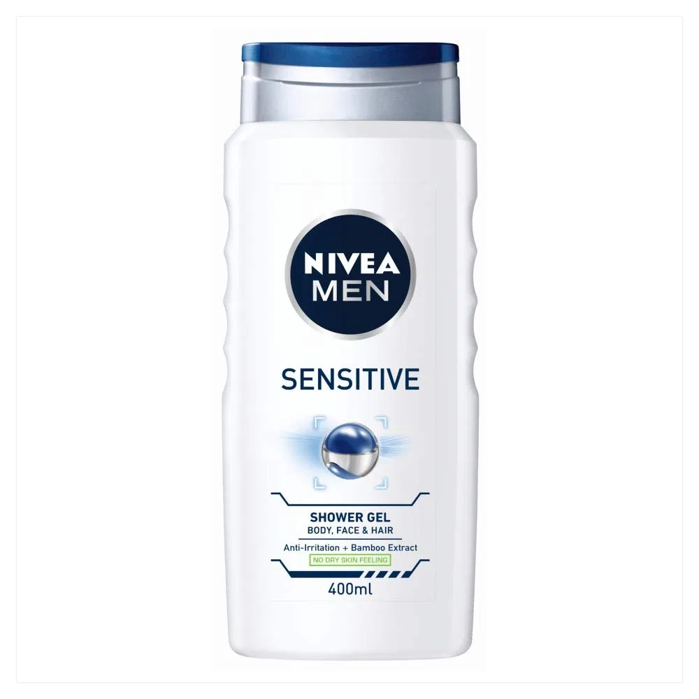 Гель для душа Nivea Sensitive для мужчин, 400 мл Nivea Men