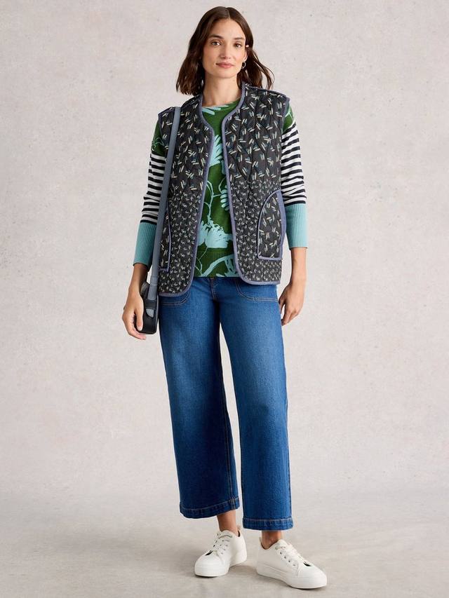 

Реверсивный жилет Carla из органического хлопка White Stuff