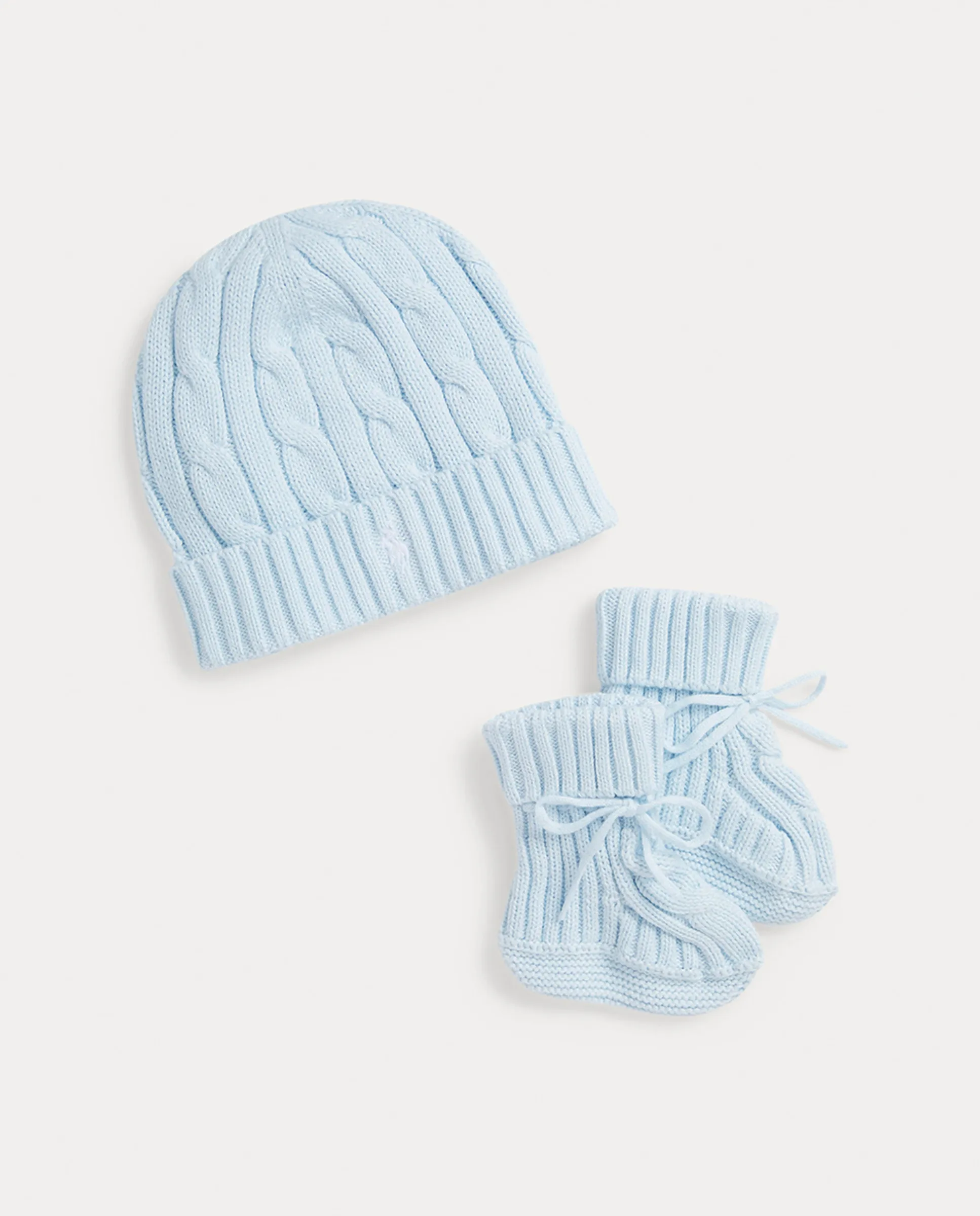 

Подарочная коробка с двумя хлопковыми комплектами для мальчика Polo Ralph Lauren, светло-голубой
