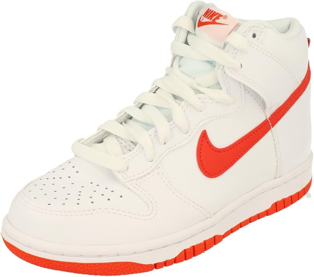 

Детские кроссовки Nike Dunk High (Gs) унисекс, белый/красный