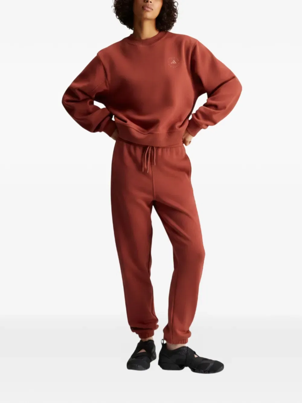 Брюки на шнуровке X Stella McCartney Adidas, оранжевый — фото 2